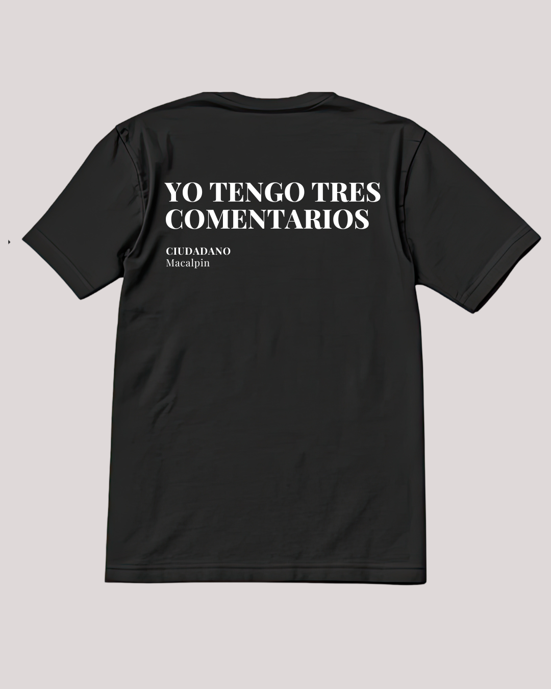 YO SOLO TENGO 3 COMENTARIOS